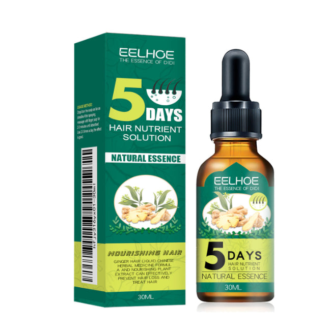 Olio Nutriente Anticaduta Capelli allo Zenzero – 30ML -             Eelhoe Ginger Hair Essential Oil
