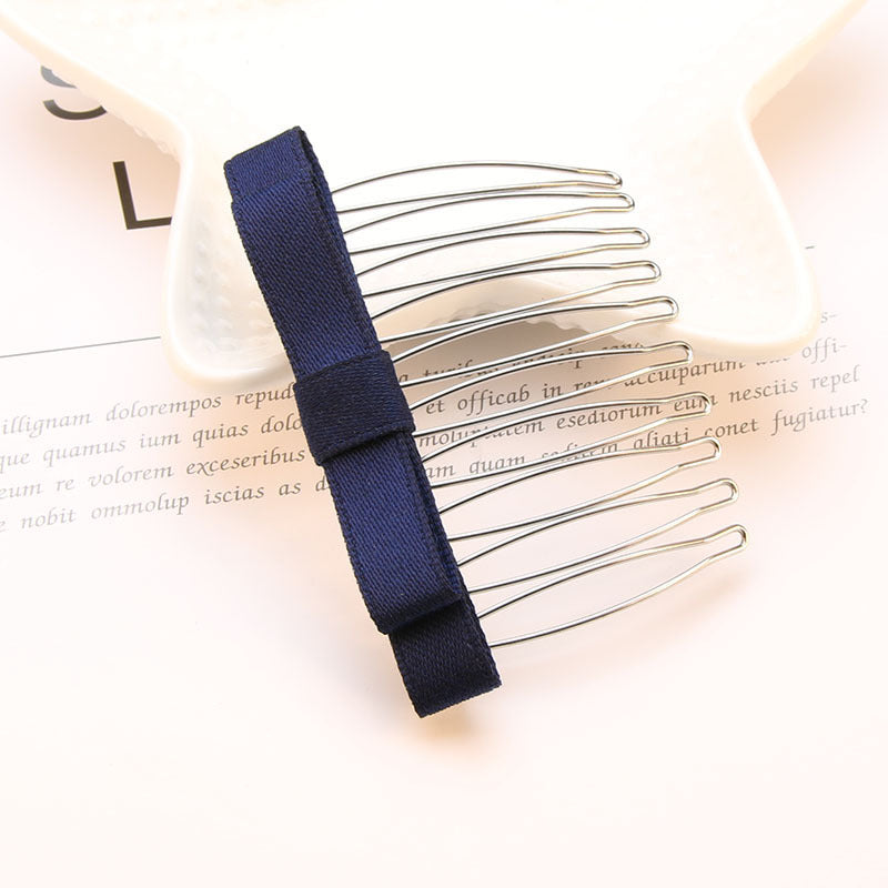 Bow Hair Comb Hair Clip Headdress Hair Clip - clip per capelli