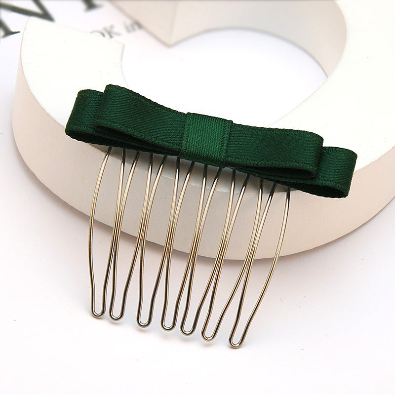 Bow Hair Comb Hair Clip Headdress Hair Clip - clip per capelli