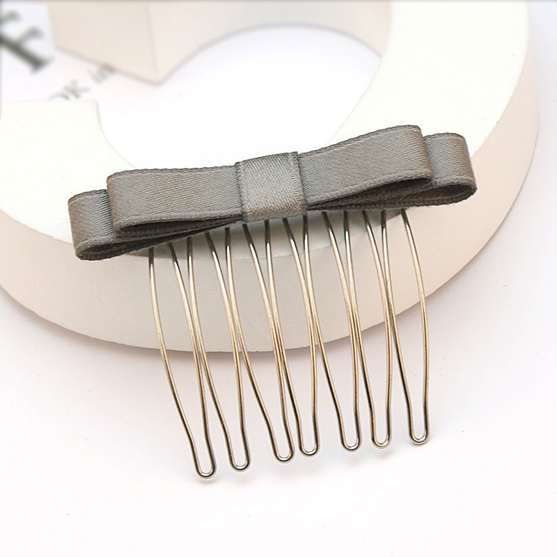 Bow Hair Comb Hair Clip Headdress Hair Clip - clip per capelli