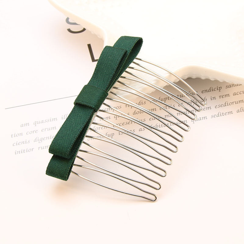 Bow Hair Comb Hair Clip Headdress Hair Clip - clip per capelli