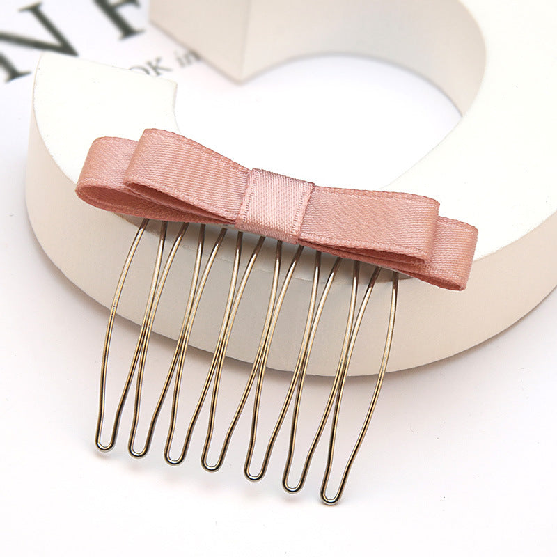 Bow Hair Comb Hair Clip Headdress Hair Clip - clip per capelli