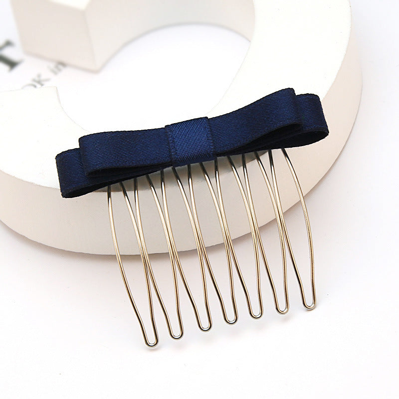 Bow Hair Comb Hair Clip Headdress Hair Clip - clip per capelli