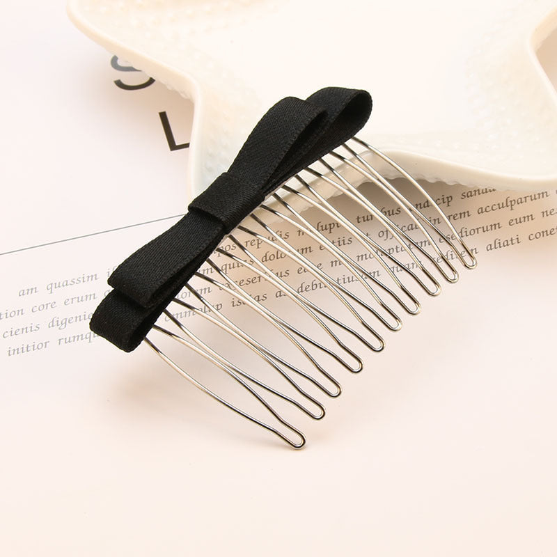 Bow Hair Comb Hair Clip Headdress Hair Clip - clip per capelli